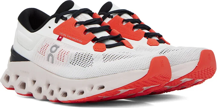 On White Cloudstratus 3 Sneakers - Image 4