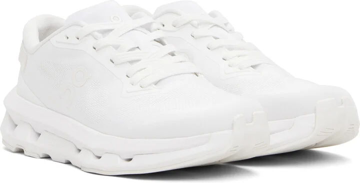 On White Cloudzone Sneakers - Image 4