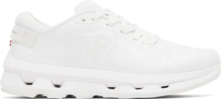 On White Cloudzone Sneakers