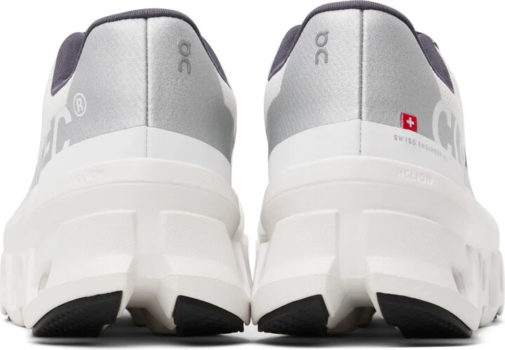 On White & Gray Cloudmonster Sneakers - Image 2