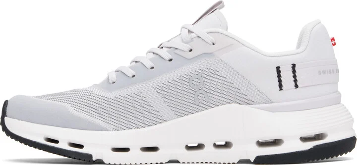 On White & Gray Cloudnova Form 2 Sneakers - Image 3