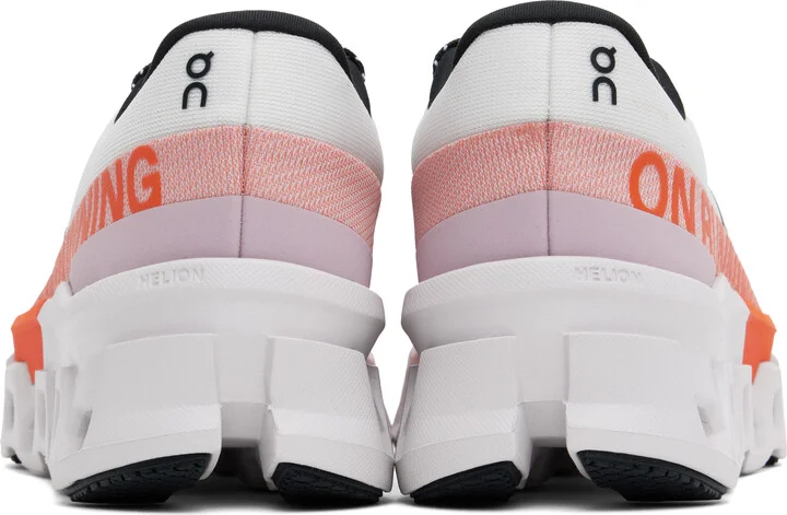 On White & Orange Cloudmonster 2 Sneakers - Image 2