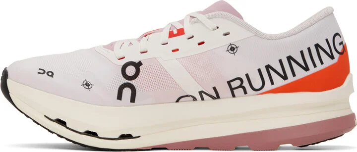 On White & Pink Cloudbloom Echo 3 Sneakers - Image 3