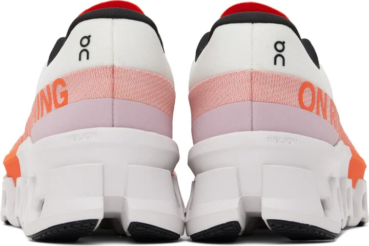 On White & Pink Cloudmonster 2 Sneakers - Image 2