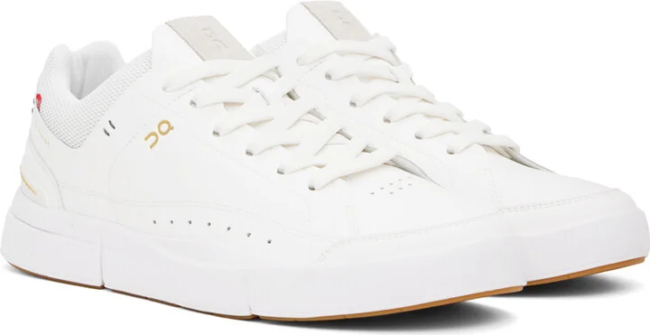 On White 'THE ROGER Centre Court' Sneakers - Image 4