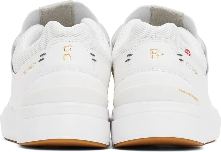 On White 'THE ROGER' Centre Court Sneakers - Image 2