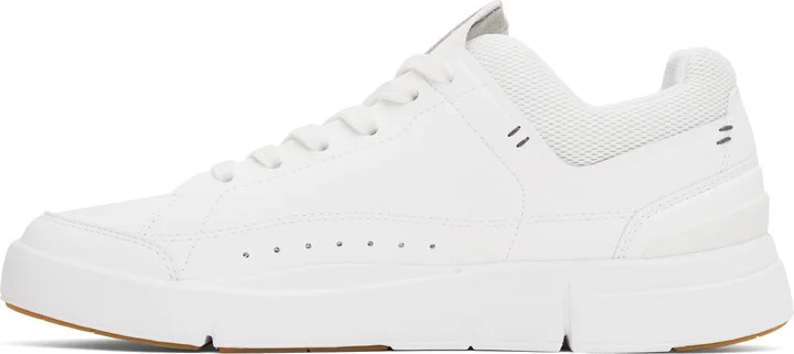 On White 'THE ROGER' Centre Court Sneakers - Image 3
