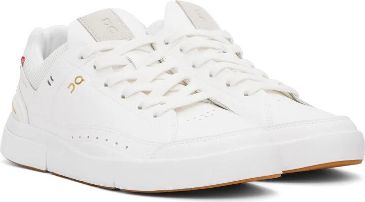 On White 'THE ROGER' Centre Court Sneakers - Image 4