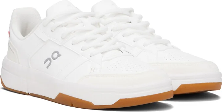 On White 'THE ROGER Clubhouse' Sneakers - Image 4