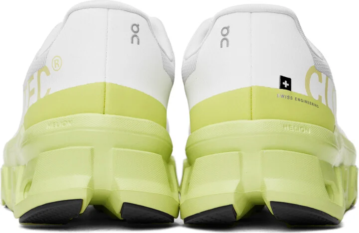 On White & Yellow Cloudmonster Sneakers - Image 2