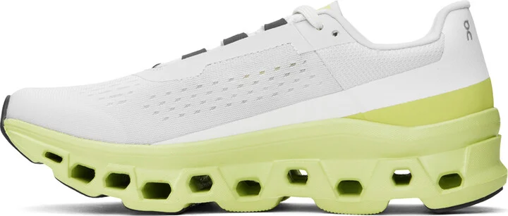 On White & Yellow Cloudmonster Sneakers - Image 3