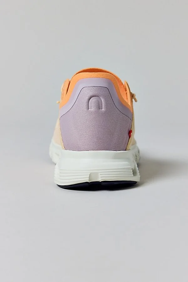 On Women's Cloud 6 Coast Sneaker in Blonde/Mauve - Image 5