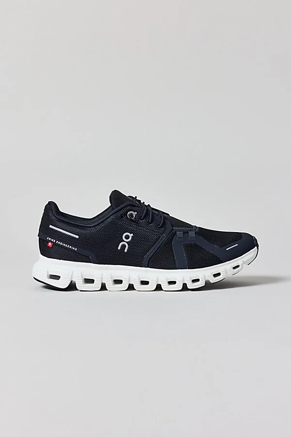On Women's Cloud 6 Sneaker in White/White - Image 6