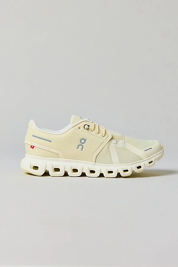 On Women's Cloud 6 Sneaker in White/White - Image 10