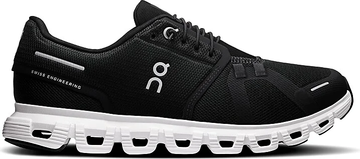 On Women's Cloud 6 Sneakers in Black