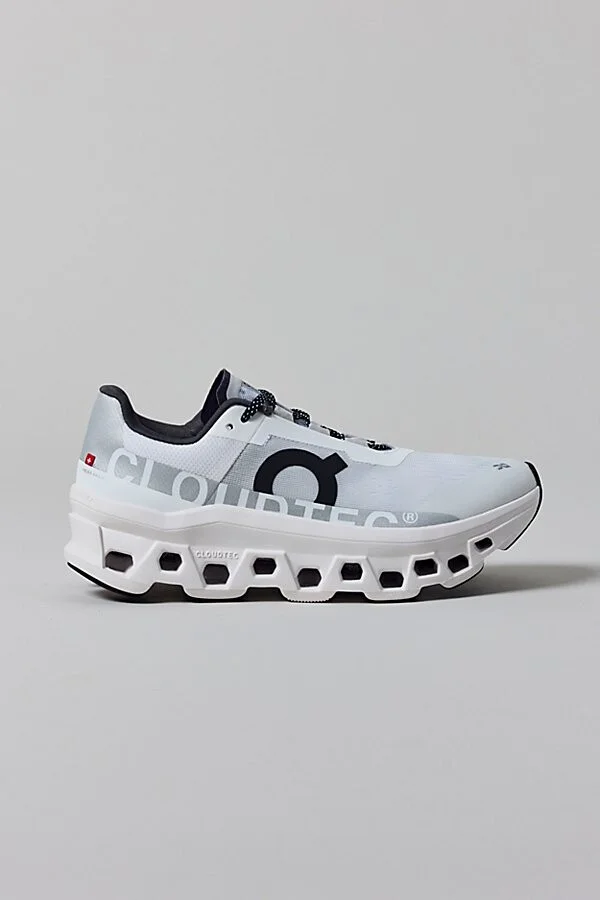On Women's Cloudmonster Sneaker in All White - Image 2