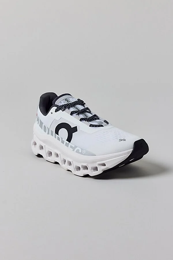 On Women's Cloudmonster Sneaker in All White - Image 3