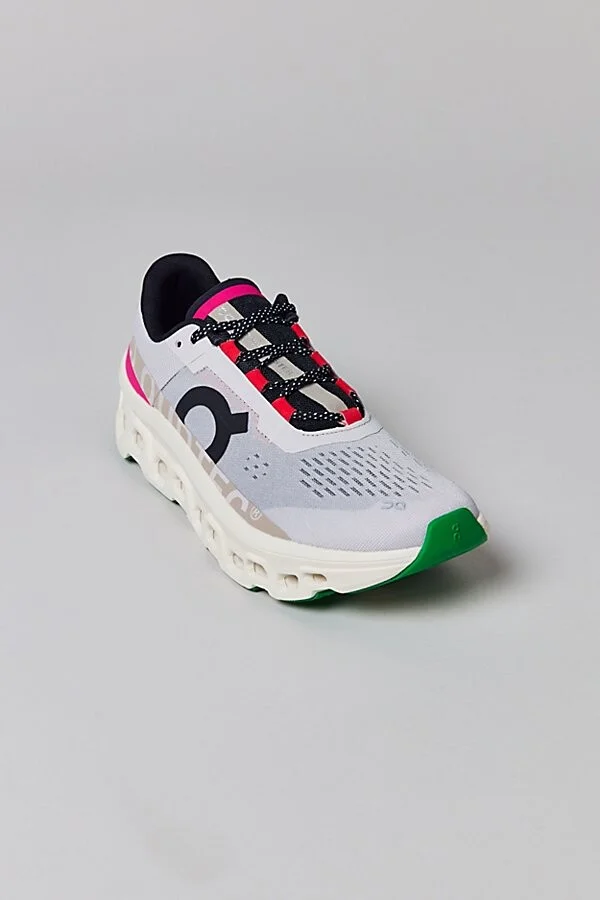On Women's Cloudmonster Sneaker in All White - Image 10