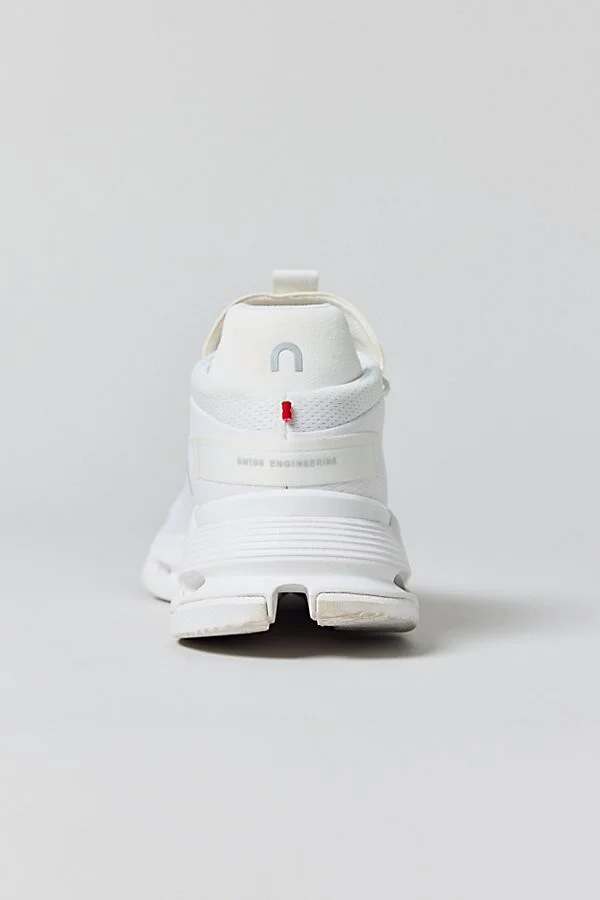 On Women's Cloudnova 2 Sneaker in All White - Image 4