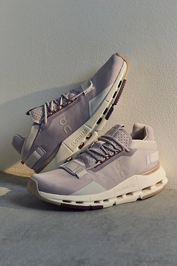 On Women's Cloudnova 2 Sneaker in All White - Image 5