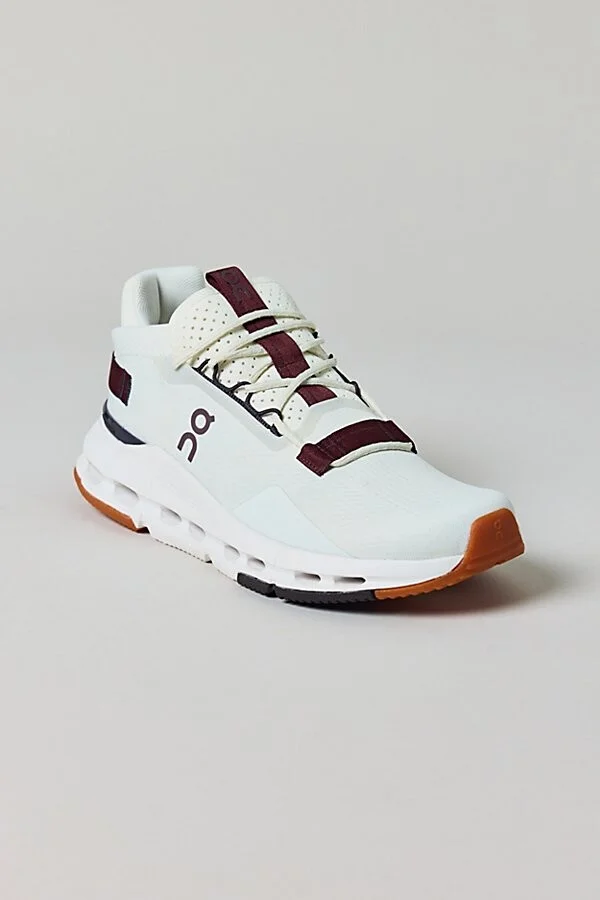 On Women's Cloudnova 2 Sneaker in All White - Image 11
