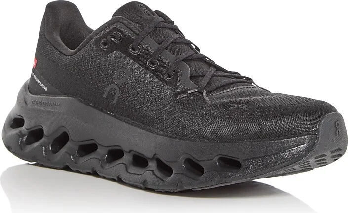 On Women's Cloudtilt Low Top Sneakers in All Black