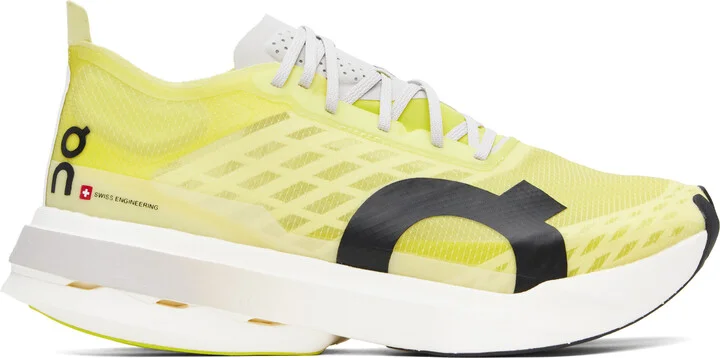 On Yellow Cloudboom Strike Sneakers