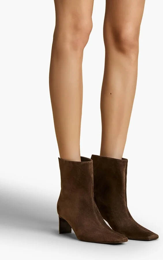 Ona Ankle Boot in Ebano Suede - Image 5