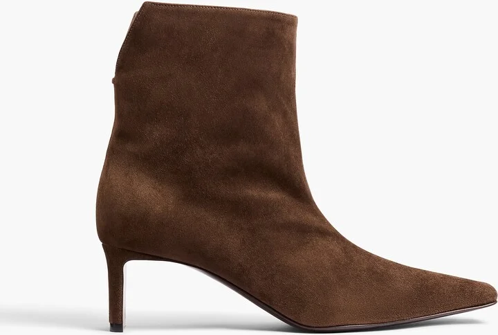 Ona Ankle Boot in Ebano Suede