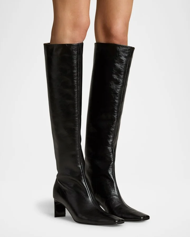 Ona Knee-High Leather boots - Image 2