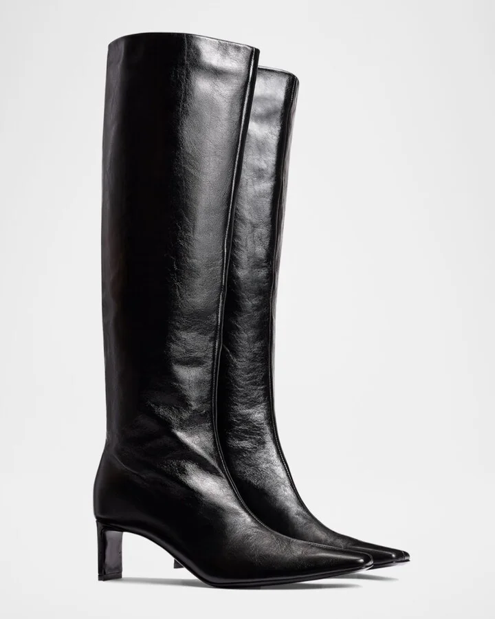 Ona Knee-High Leather boots - Image 3