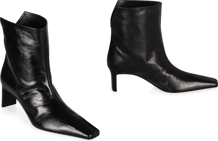 Ona Leather Ankle Boots - Image 3