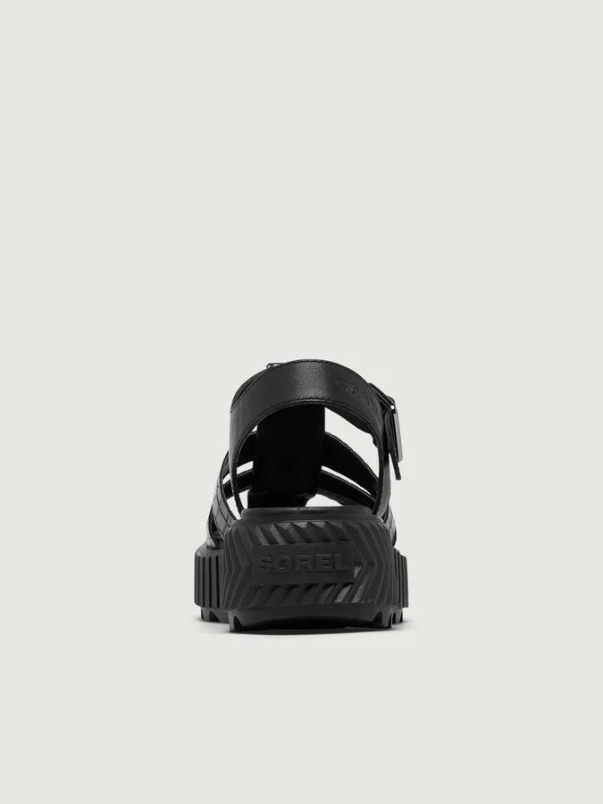 Ona Streetworks Fisherman Mid Sandal - Black/Sea Salt - Image 6