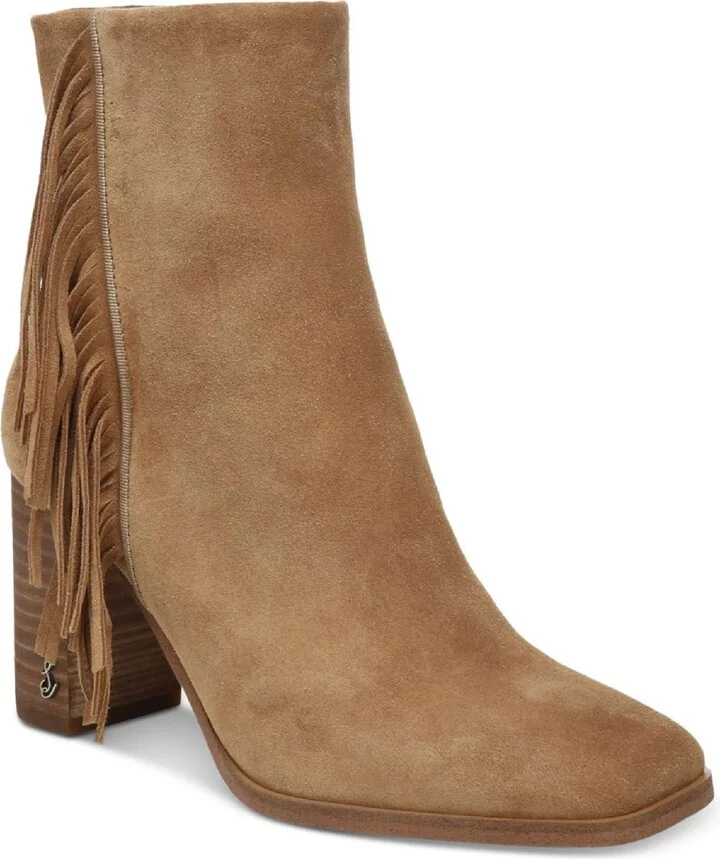 Ona Womens Suede Ankle Booties