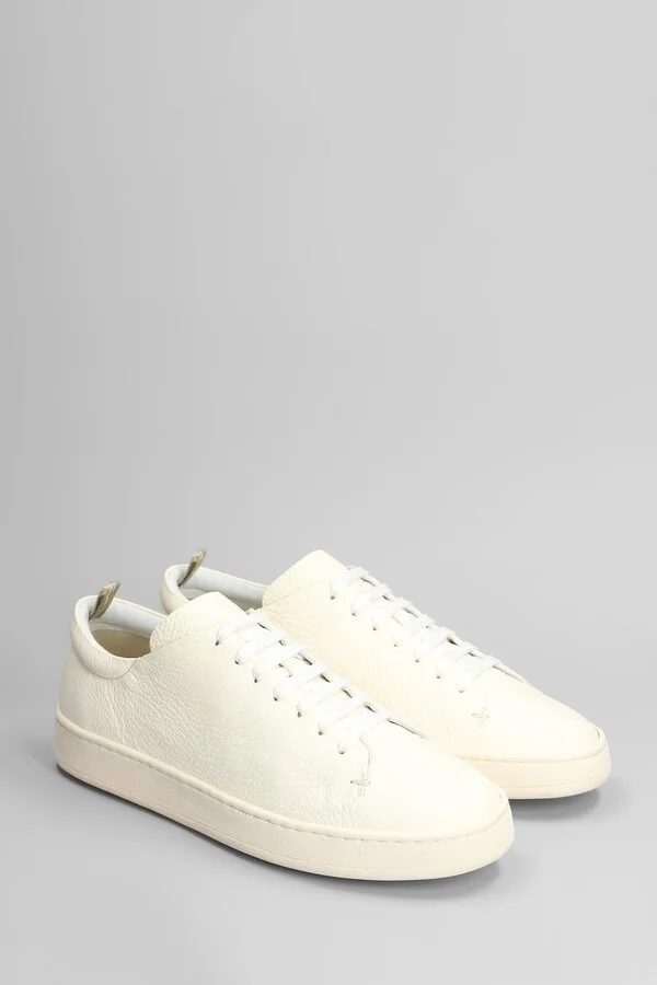 Once 002 Sneakers In White Leather - Image 2