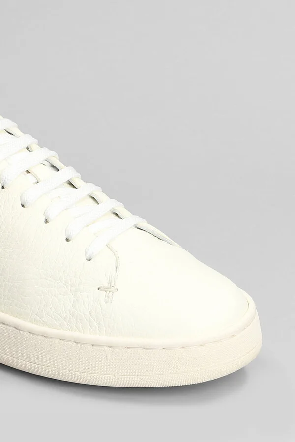 Once 002 Sneakers In White Leather - Image 5