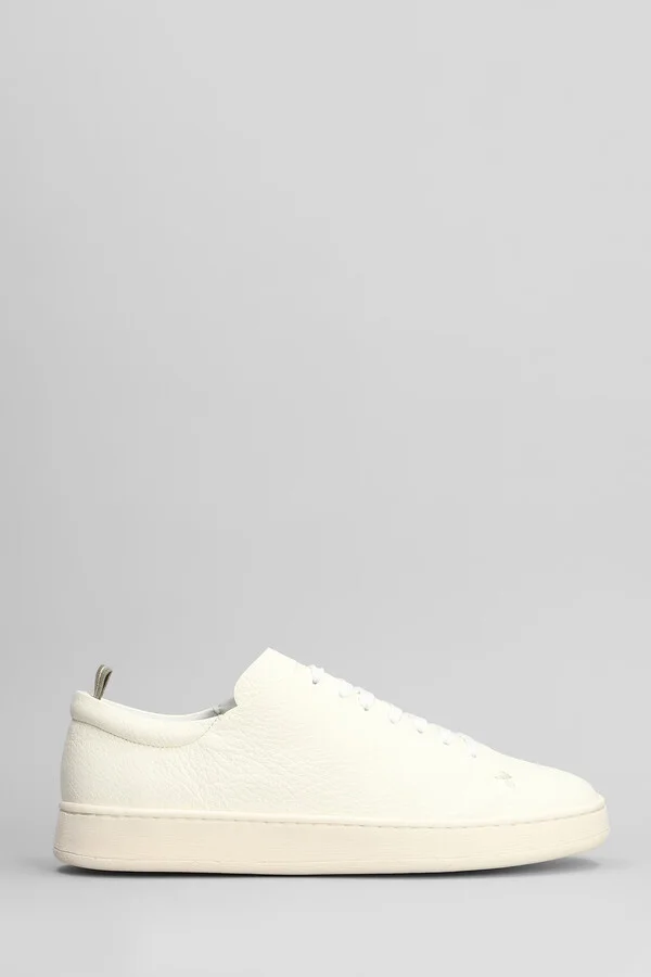 Once 002 Sneakers In White Leather