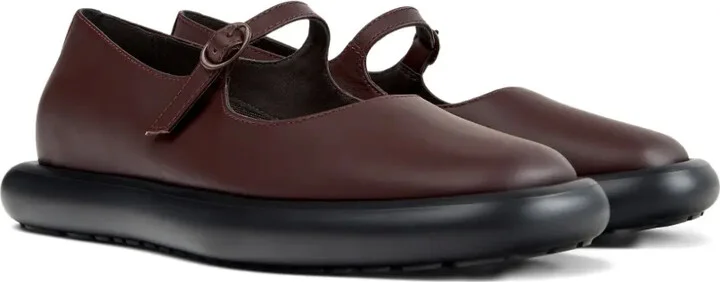 Onda buckle-strap leather ballet flats - Image 2