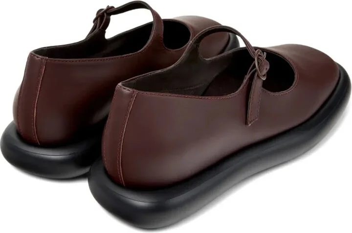 Onda buckle-strap leather ballet flats - Image 3