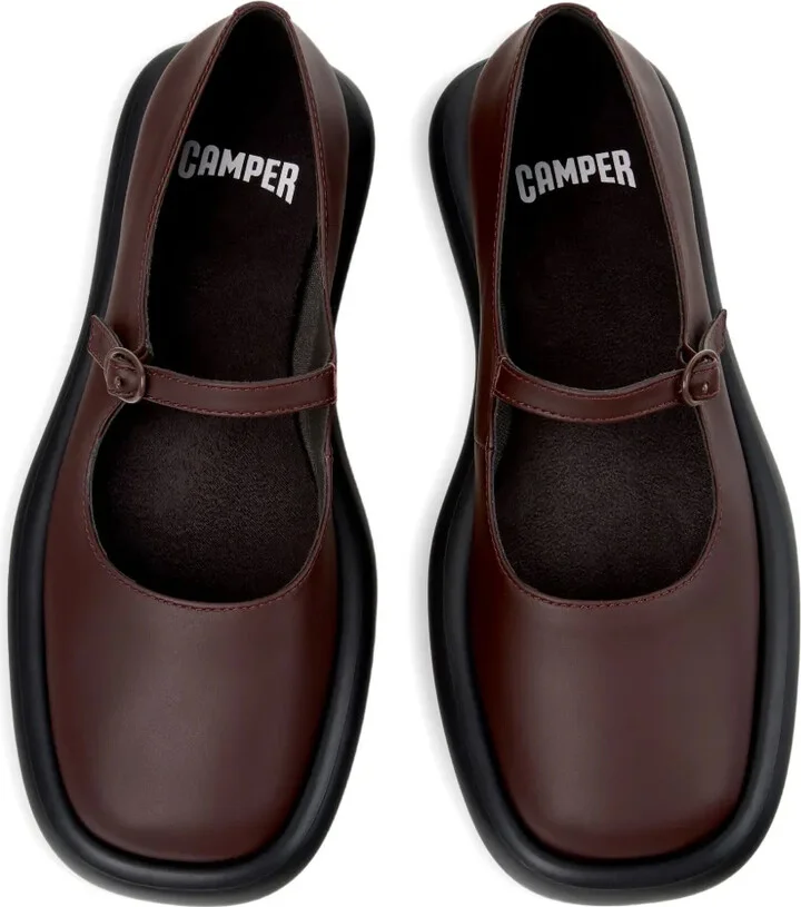 Onda buckle-strap leather ballet flats - Image 4
