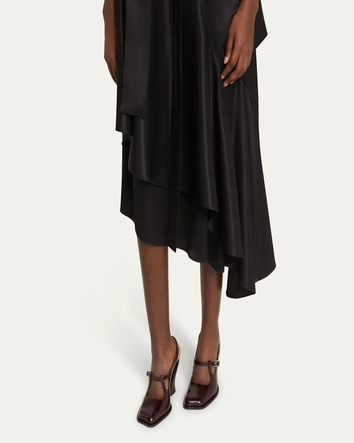 Onda Leather Mary Jane Slingback Pumps - Image 11