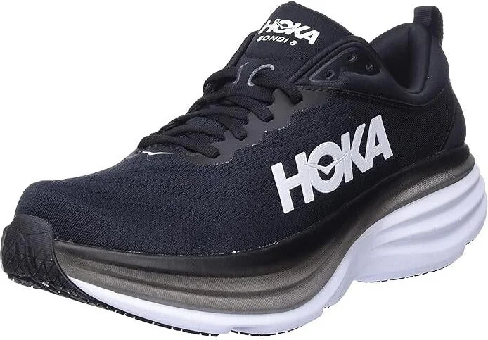 ONE Bondi 8 Mens Running Shoes - Black/White