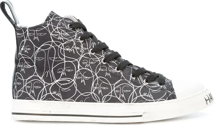 One Of A Kind hi-top sneakers