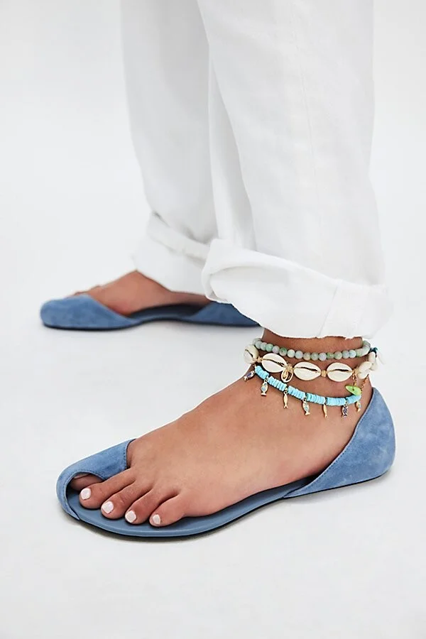 Light Blue Suede