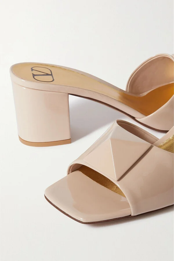 One Stud 60 patent-leather mules - Image 4