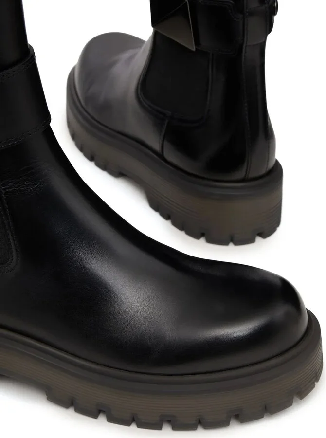 One Stud Beatle leather boots - Image 5