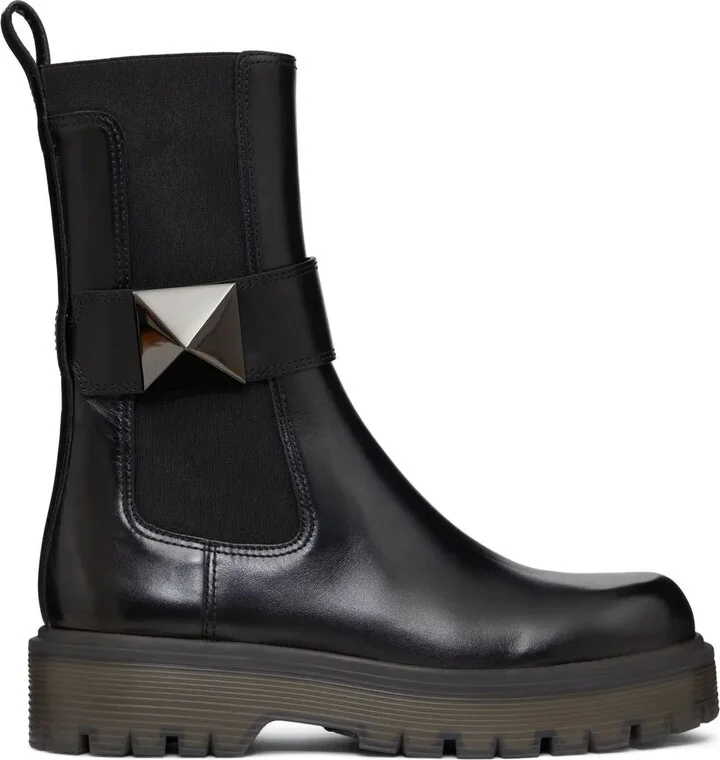 One Stud Beatle leather boots