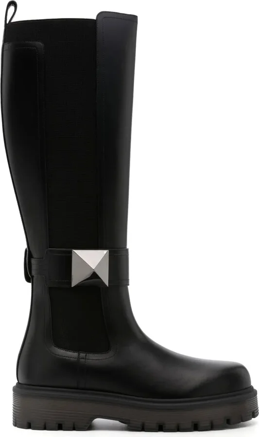 One Stud knee-high boots