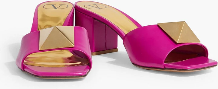 One Stud leather mules - Image 2