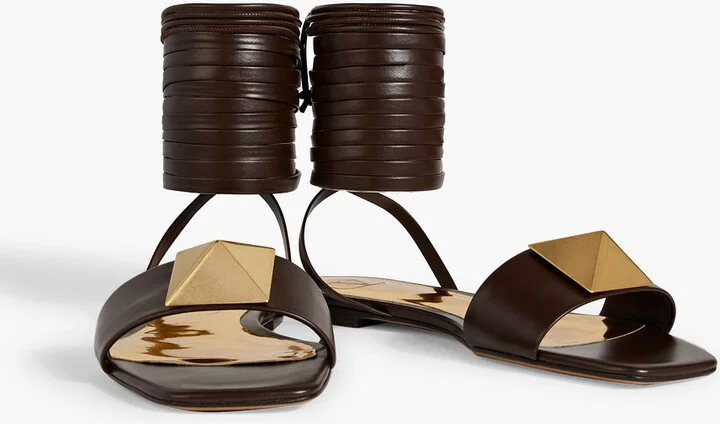 One Stud leather sandals - Image 5